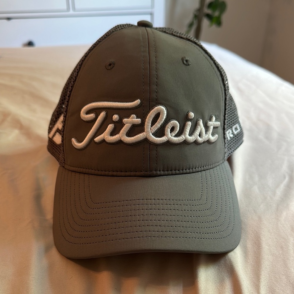 Titleist Olive Green Cap with Mesh Back